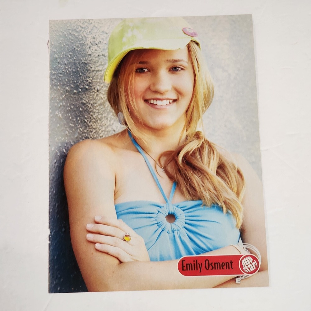 Emily Osment Hilary Duff Double Sided Pin Up Poster Clipping Popstar 8x10.5